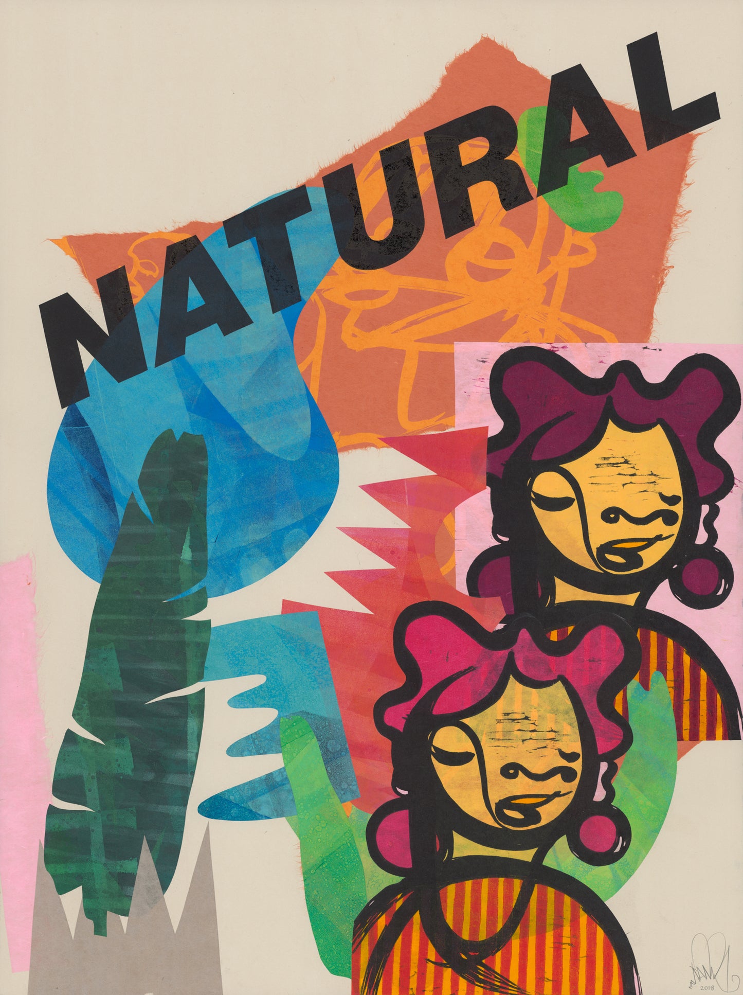 Natural **Framed Oakland Pick Up Only**