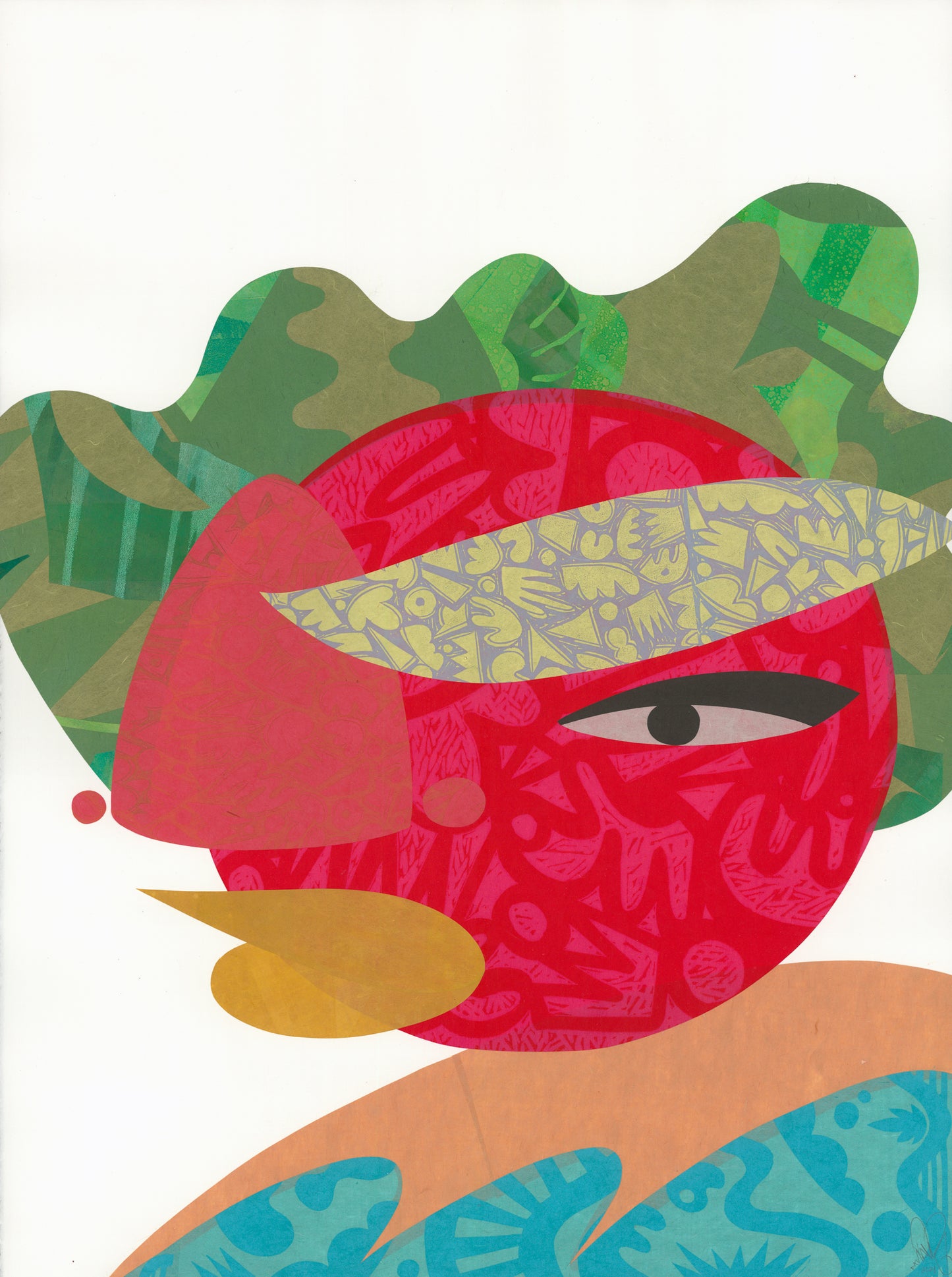 Red Plant Woman