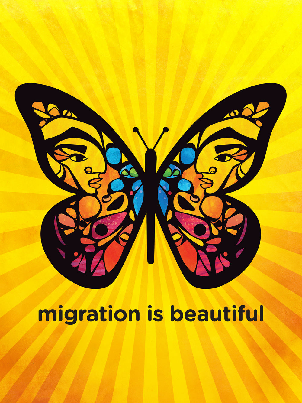 Migration Is Beautiful - Set of 5 Posters